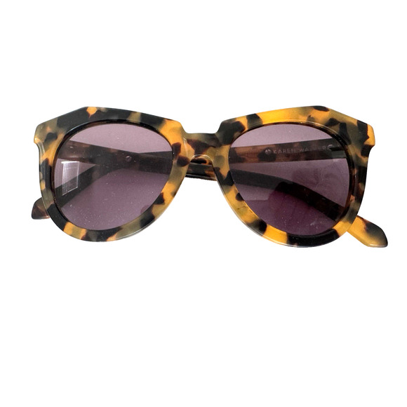 Karen Walker Sunglasses Number One Crazy Tortoise 1001808 Tinted UV Protection main image 7